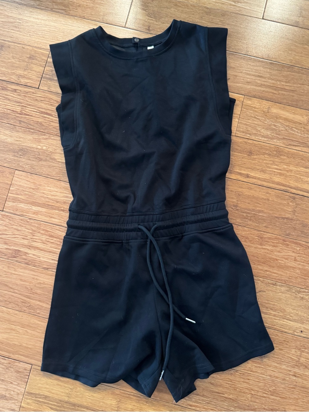 Grecerelle Loungewear Black Romper - Picture 2 of 5